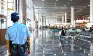vigilanza in un luogo pubblico