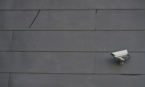 telecamere posizionate dal servizio di vigilanza per controllare meglio l'area circostante